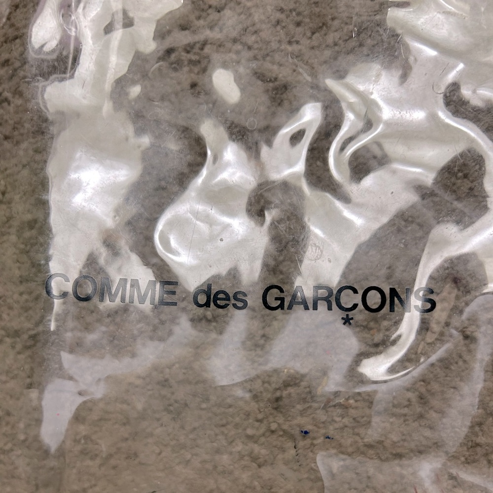 COMME des GARCONS clear tote